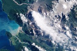 Chaiten eruption. Photo: NASA
